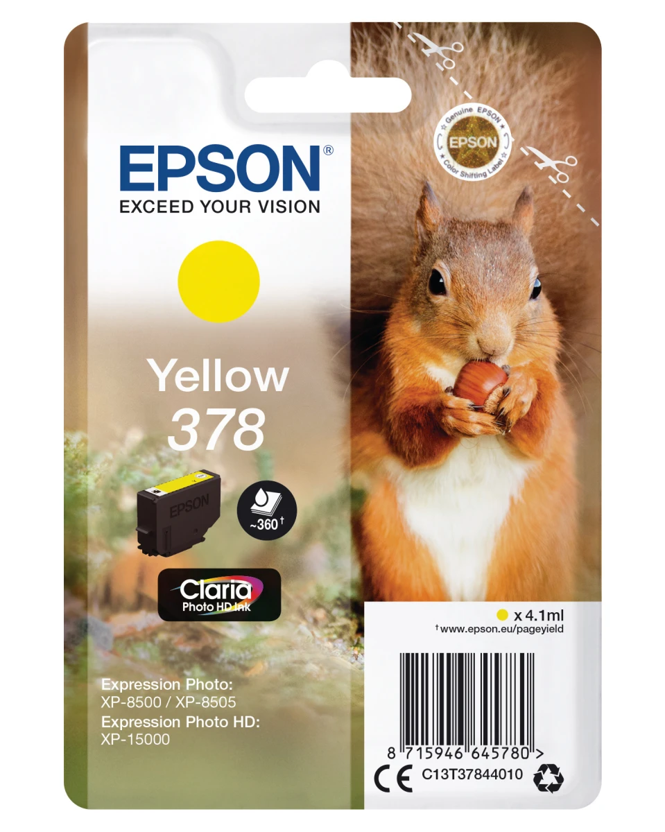 EPSON Tintenpatrone 378 yellow