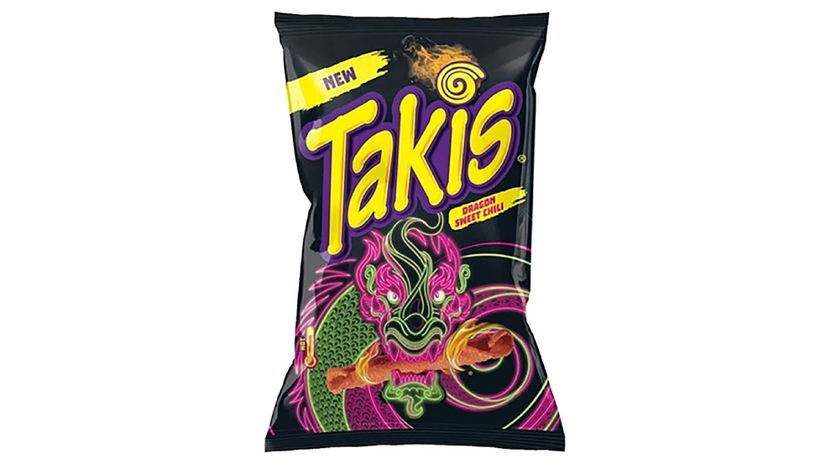 TAKIS Chips Dragon Sweet Chilli 18 x 100 g