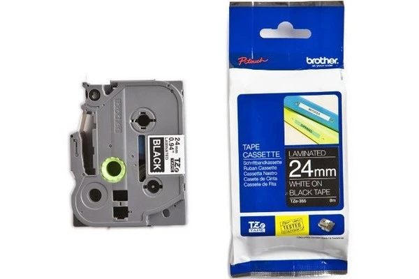 PTOUCH Band, laminiert weiss/schwarz