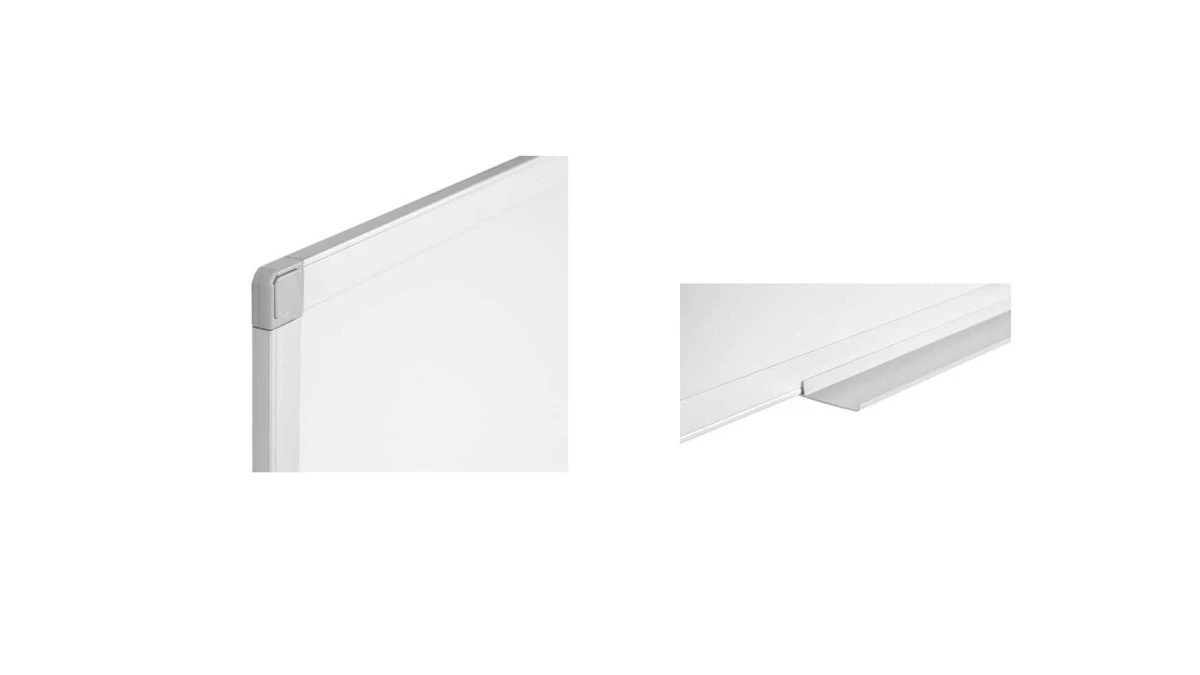 Q-Connect Aluminium Magnetic Whiteboard 90 x 60 cm