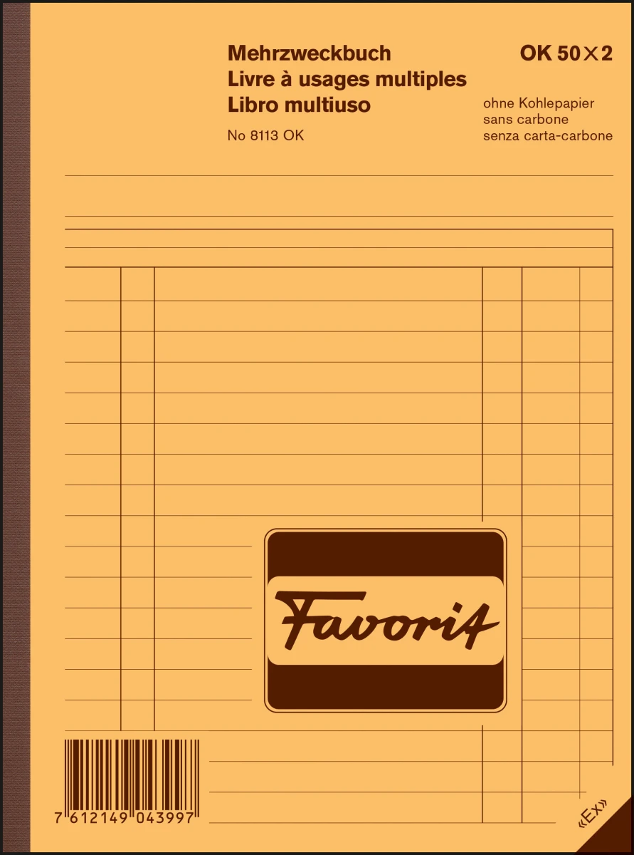 Durchschreibeblock Mehrzweck Favorit A5 Nr. 8113 OK