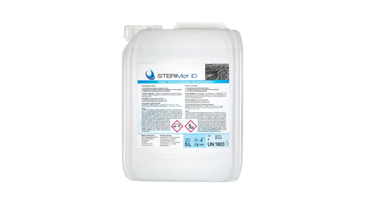 DENTIMED Instrumentendesinfektionsmittel Sterimat ID Neu 3 x 5 L