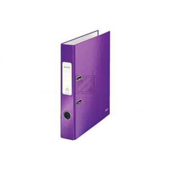 LEITZ Ordner WOW 5,2cm 10060062 violett metallic A4