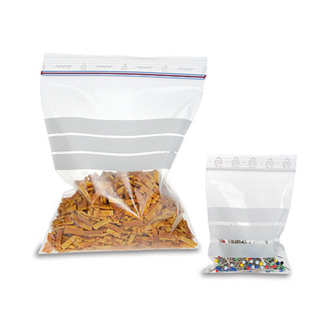 Druckverschlussbeutel TopGrip, 150 x 180 mm, mit Beschriftungsfeld, Pack à 100 Stück