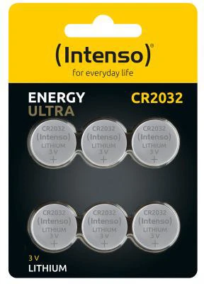 INTENSO Energy Ultra CR2032 Knopfzelle - 6 Stk.