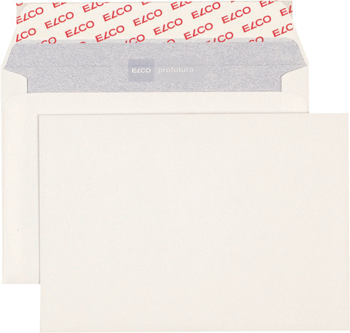ELCO Briefumschläge ProFutura C6 162 x 114 mm, naturweiss, Pack à 500 Stück