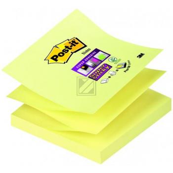 Post-It Haftnotizen Z-Notes gelb 76 x 76 mm