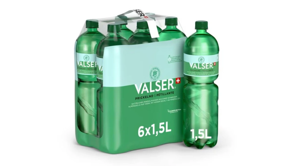 VALSER Mineralwasser prickelnd 6 x 1.5 Liter