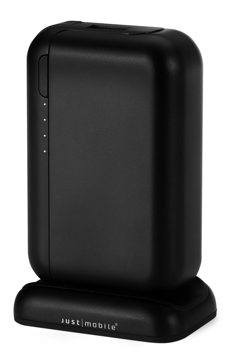 Just Mobile TopGum Batterie 6'000 mAh mit Ladestation
