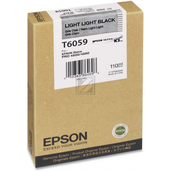 Epson Tintenpatrone schwarz light, light (C13T605900, T6059)