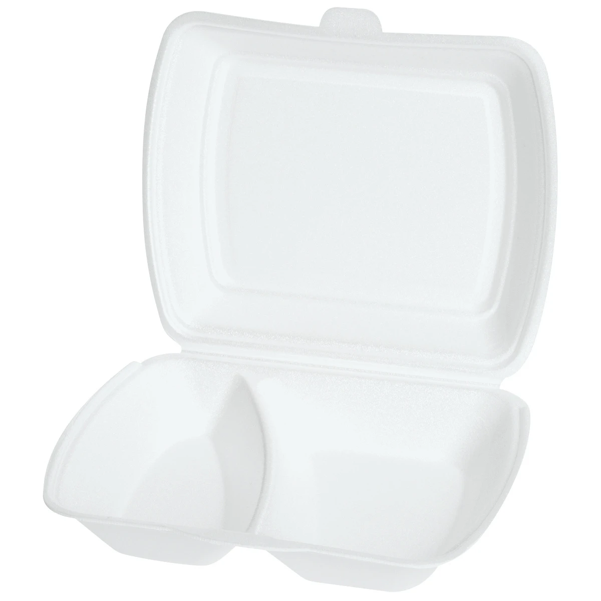 Menü-Box zweigeteilt rechteckig 750 ml, 125 Stück