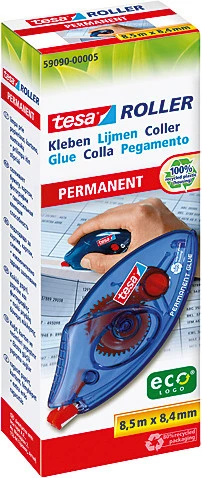 TESA Kleberoller ecoLogo permanent