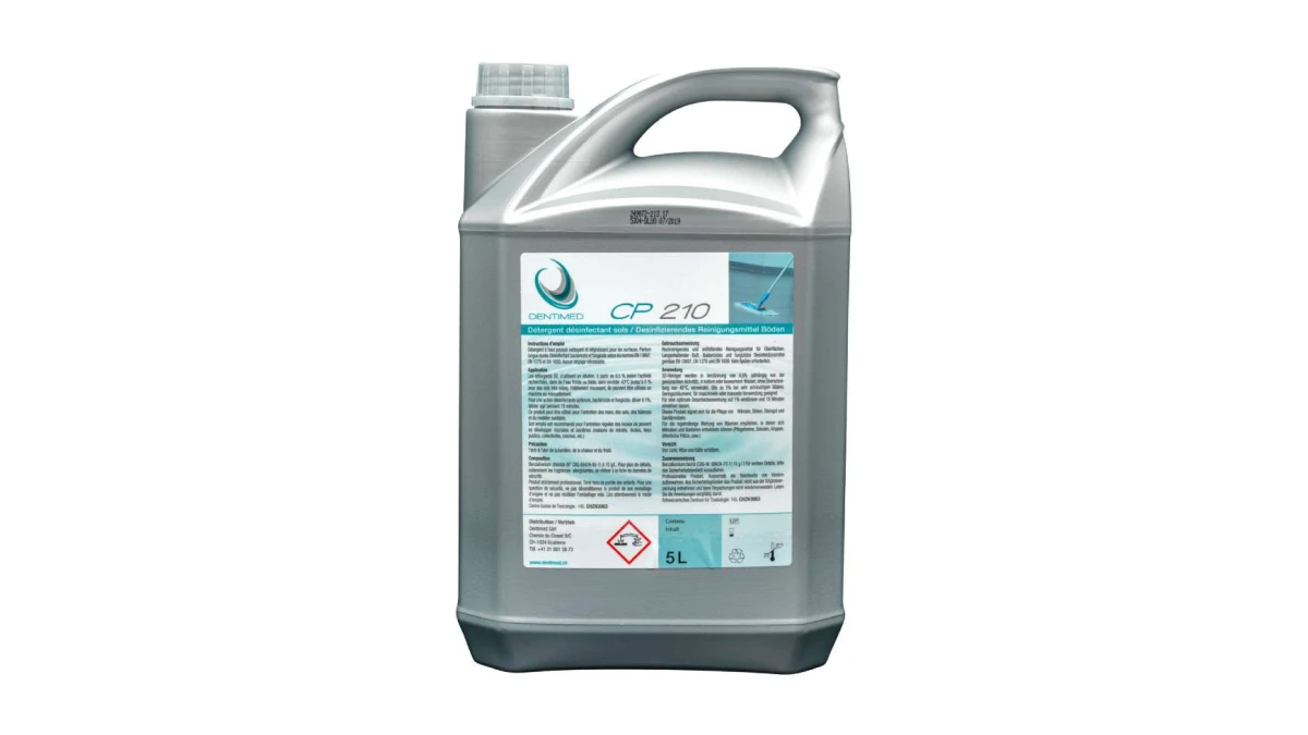 DENTIMED Reinigungs- & Desinfektionsmittel für Böden CP210 4 x 5 L