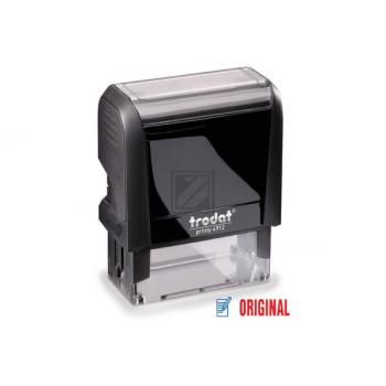 TRODAT Stempel Original 4912OFFIC blau/rot 47x18mm