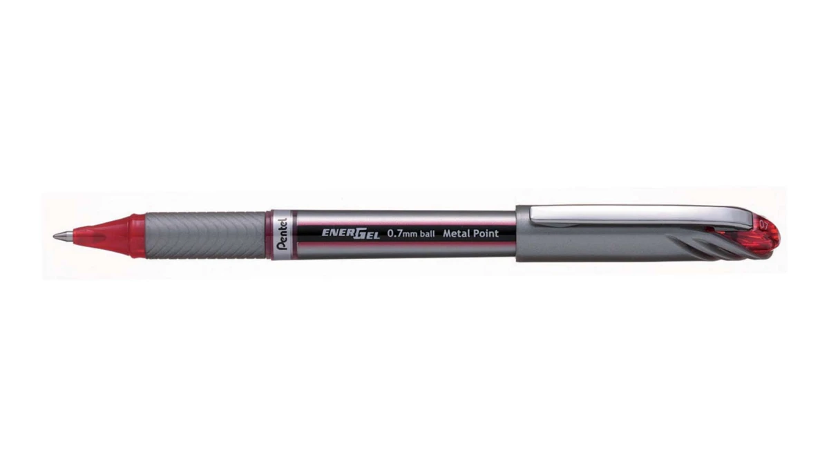 Pentel Gelroller EnerGel Plus 0.35 mm, Schreibfarbe rot