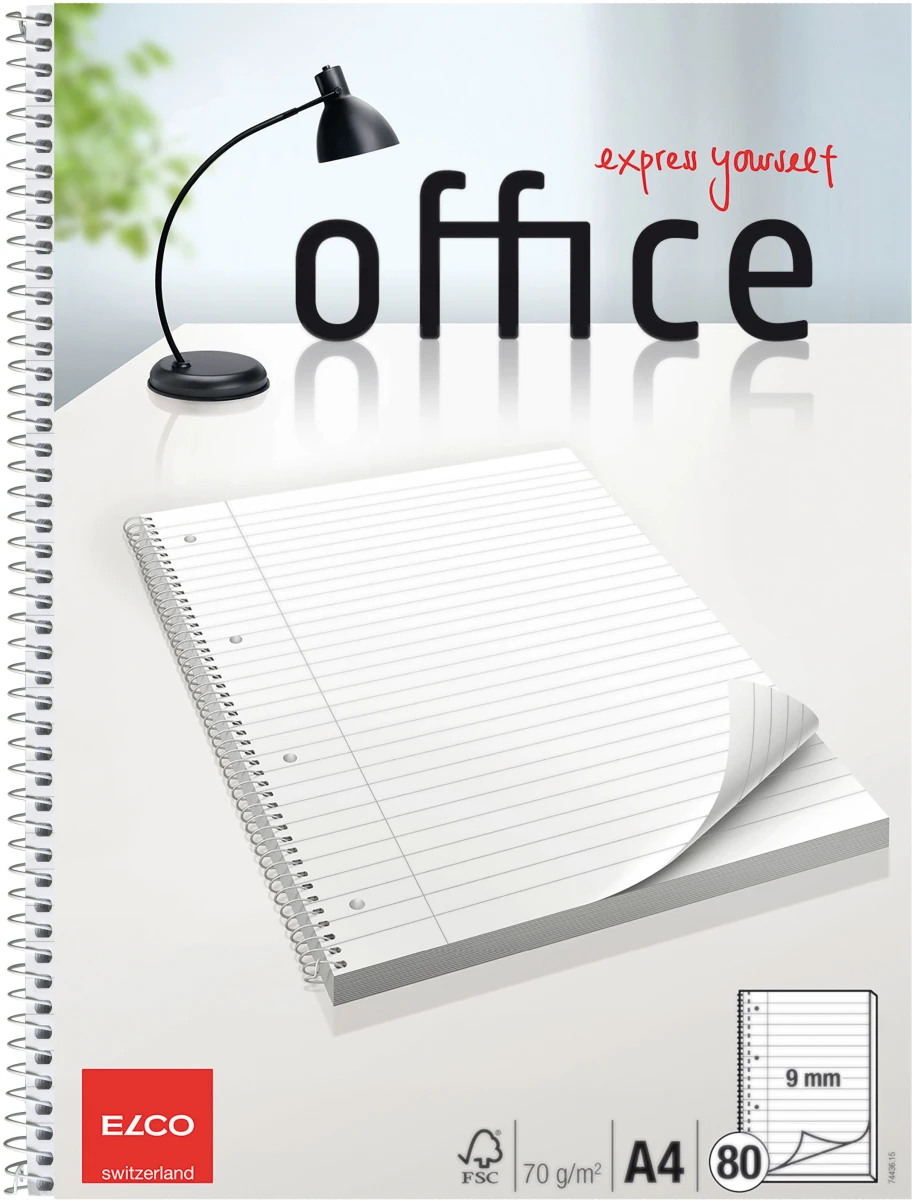 ELCO College-Block Office A4 - 80 Blatt, liniert