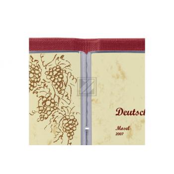 SIGEL Speisekartemappe A4 SM132 4Einzel-H.245x340x15mm, rot