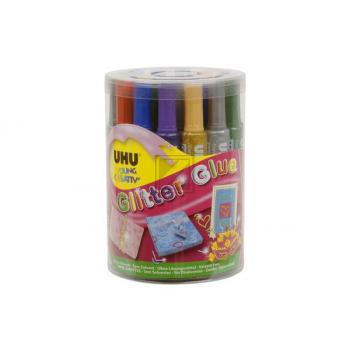 UHU Glitter Glue Dose 76 24 Stück