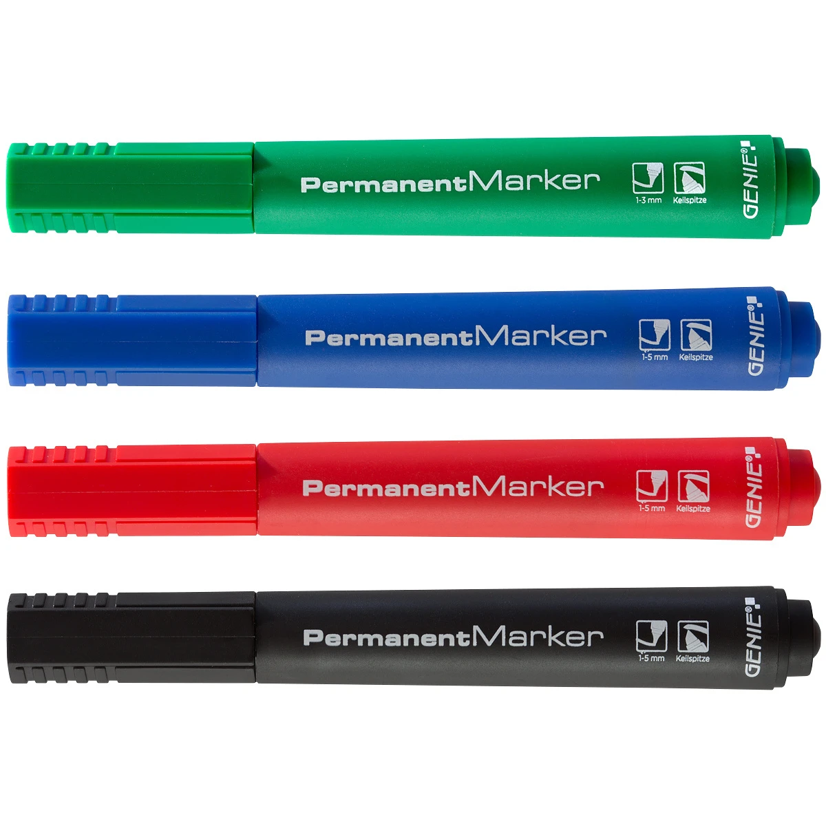 GENIE Permanentmarker 4er Pack 1-5 mm