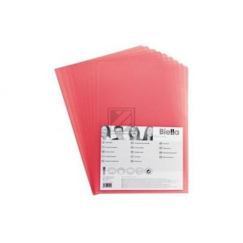 BIELLA Sichthülle Everyday PP A4 183411.45 120my, rot 100 Stück