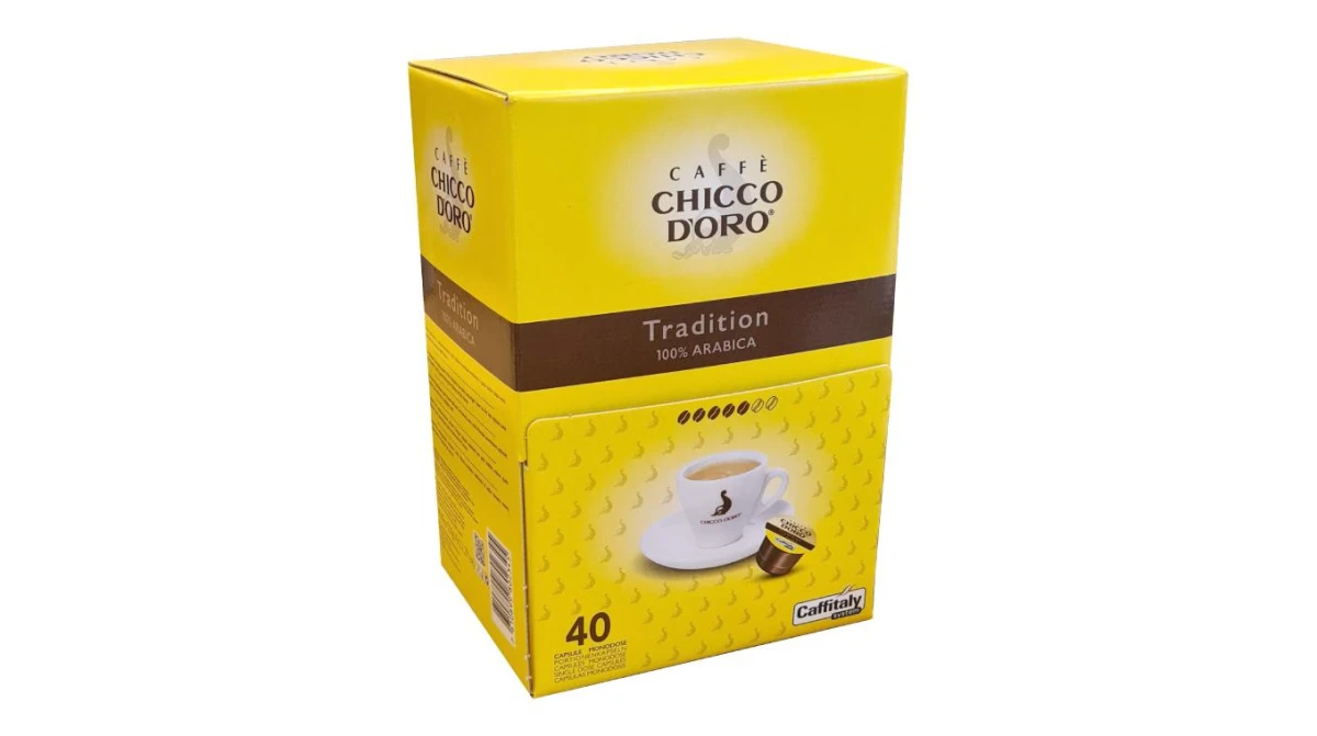 CHICCO D'ORO Kaffeekapseln Caffitaly Tradition Arabica 40 Stück