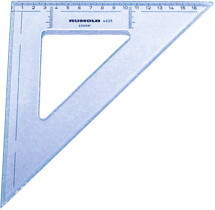 RUMOLD Zeichendreieck 16cm