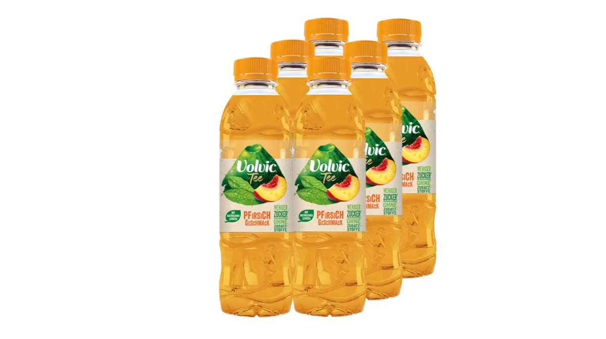 VOLVIC Ice Tea Pfirsich 6 x 500 ml