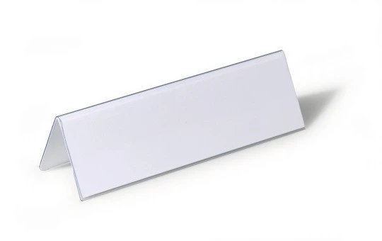 DURABLE Tischnamensschild 61 x 210 mm PVC, Dachform