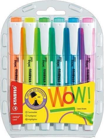 STABILO swing cool Leuchtmarker - Etui à 6 Stück