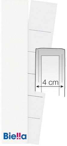 Biella Rückenschilder 4 cm, Pack à 25 Stück