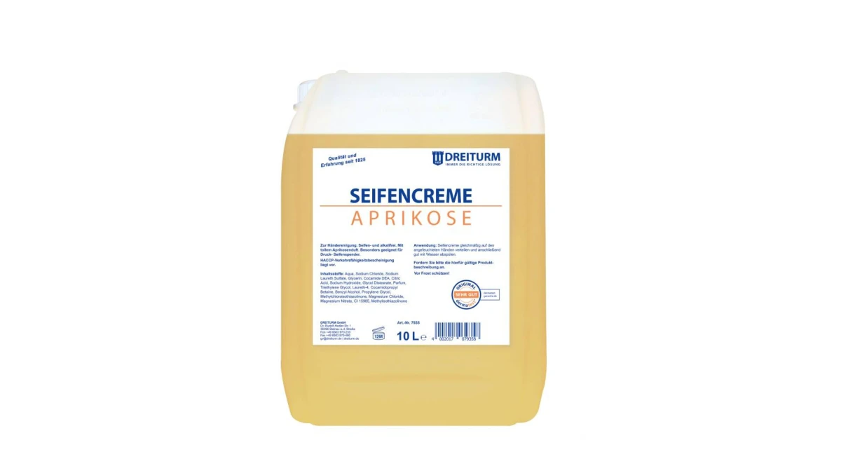 DREITURM Seifencreme Aprikose 10 L