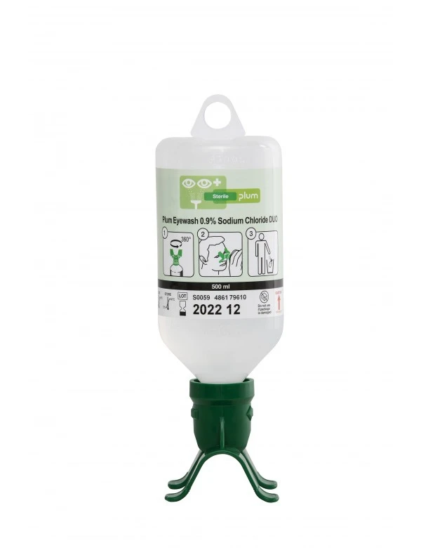 Plum Augenspülflasche Duo NaCl 500ml