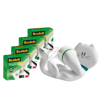 SCOTCH Tischdispenser C-39-EU-4 4 Rollen Magic 19mmx8.89m