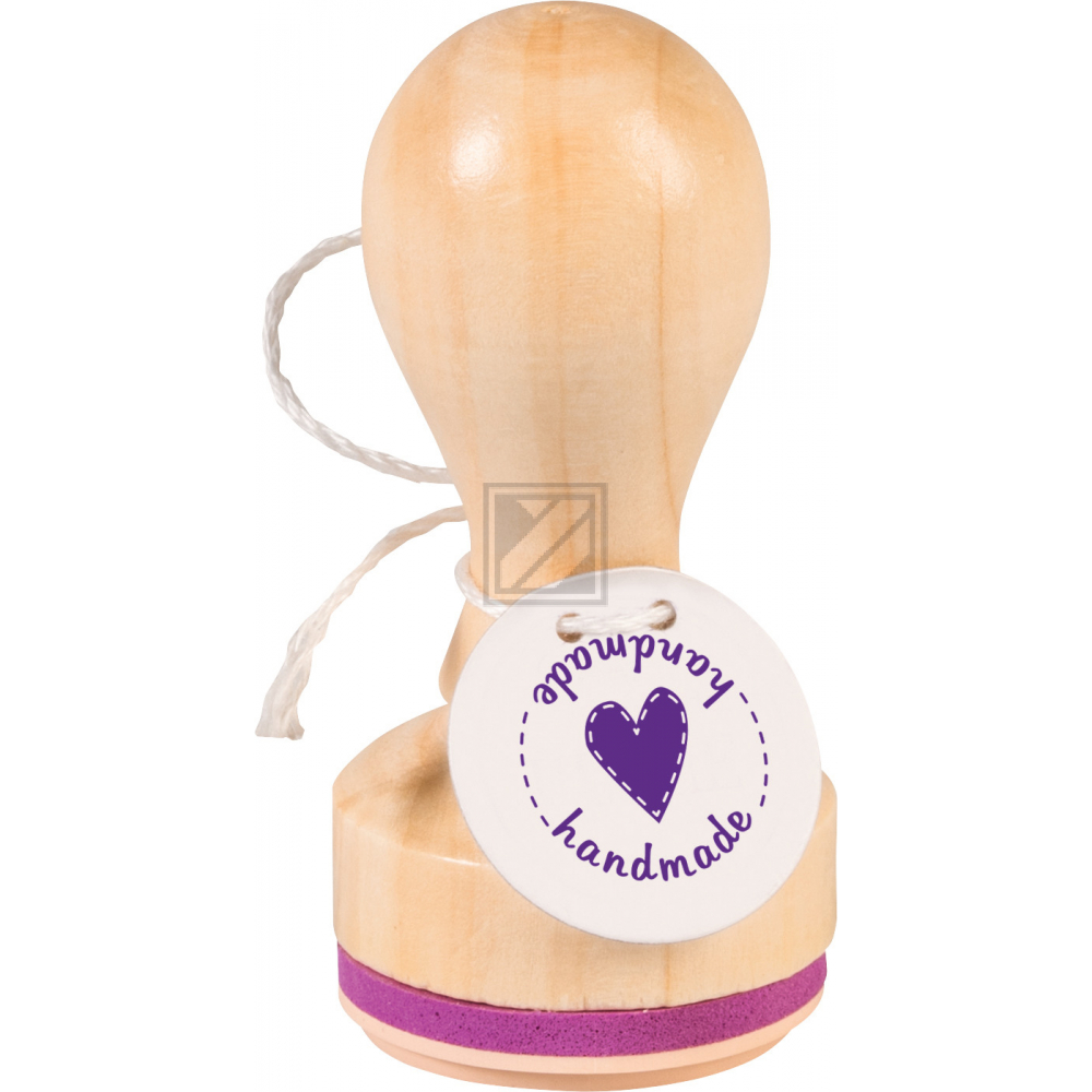 HEYDA Stempel handmade 3.2cm 211803001 Holz matt