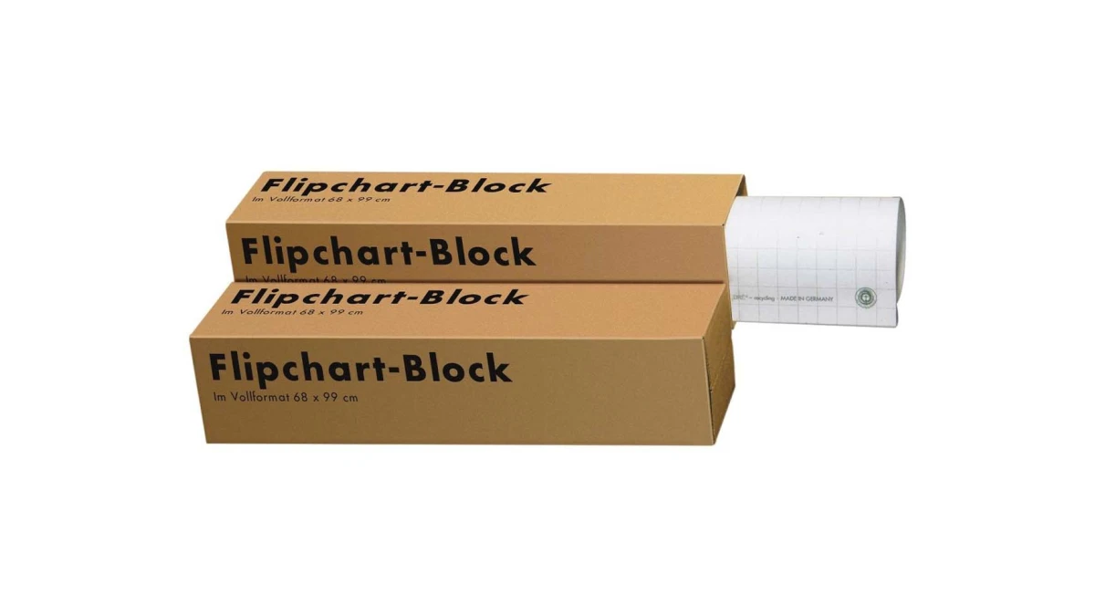 LANDRÉ Flip-Chart-Block 65 x 98cm blanko