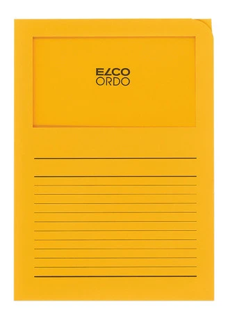 ELCO Ordo Classico mit Linien, goldgelb, Pack à 100 Stück