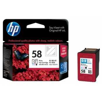 HP Tintendruckkopf schwarz/cyan/magenta (C6658AE, 58)