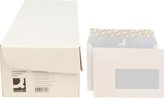 Q-Connect Couverts C6 100g/m2 - Fenster rechts