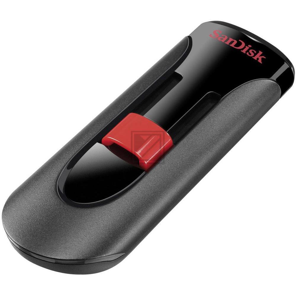 SANDISK CRUZER GLIDE USB STICK 32GB SDCZ60-032G-B35 USB 2.0 schwarz