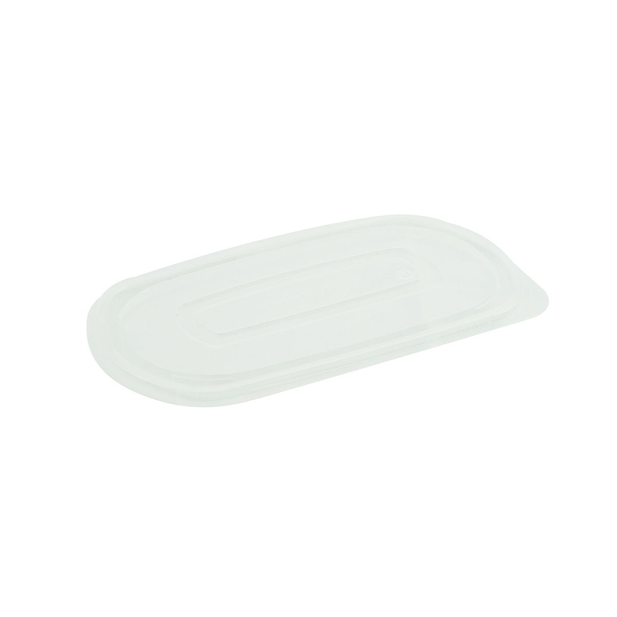 Flachdeckel transparent aus PP, 235 x 145 mm, Karton zu 400 Stück