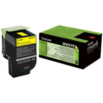 Lexmark Toner-Kit Corporate gelb (80C2XYE, 802XYE)