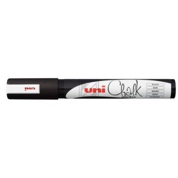 UNI-BALL Chalk Marker 1.8-2.5mm PWE5M schwarz, Rundspitze