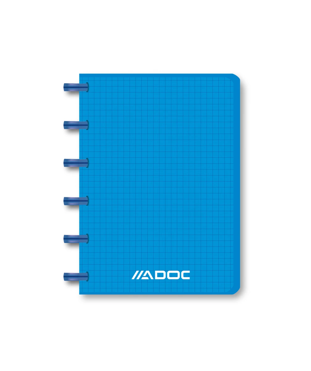 ADOC Notizheft Pap-Ex A6 kariert blau