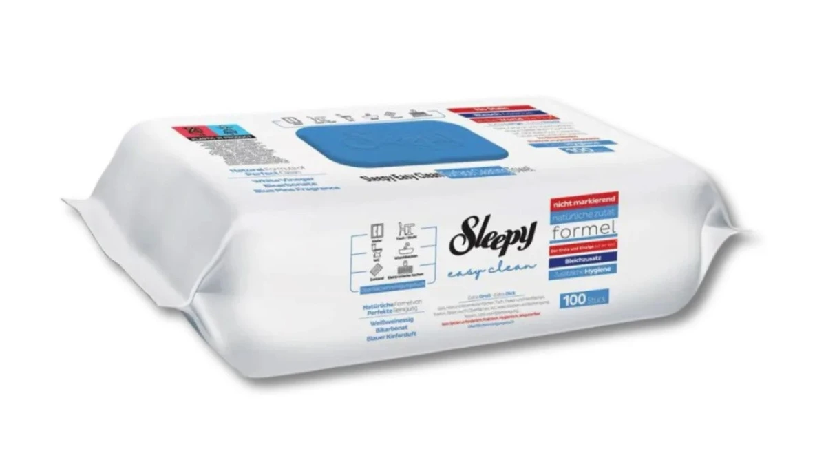 SLEEPY Oberflächenreinigstücher Easy Clean 100 Tücher