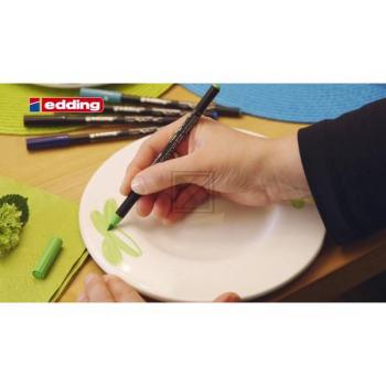 EDDING Porzellanmarker 4200 1-4mm 4200-E6 6 Cool Colours