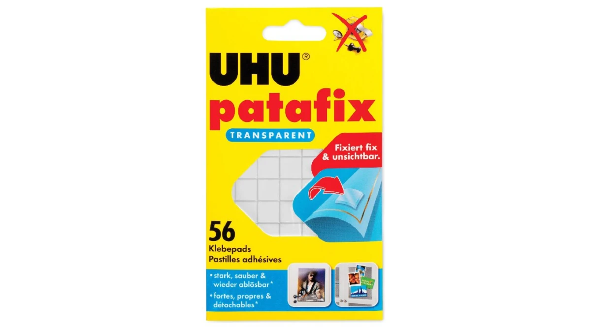 UHU Patafix Klebepads transparent