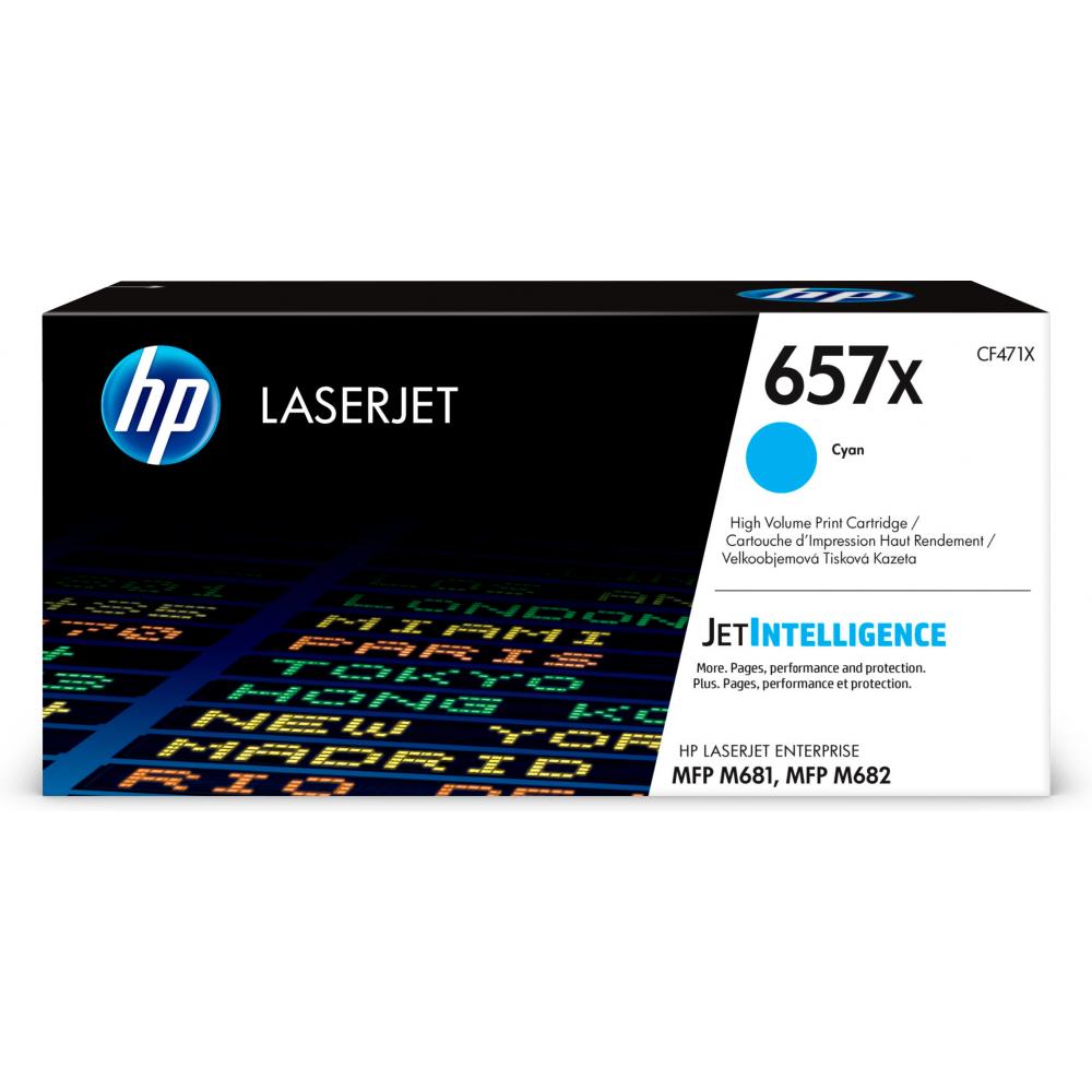 HP Toner-Kartusche Contract (nur für Vertragskunden) cyan (CF471XC, 657X)