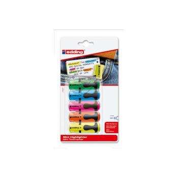 EDDING Textmarker Mini 1-3mm 7BLI-99 5 Farben ass.