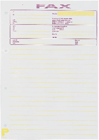 BÜROLINE Telefax-Block D/F/I/E A4