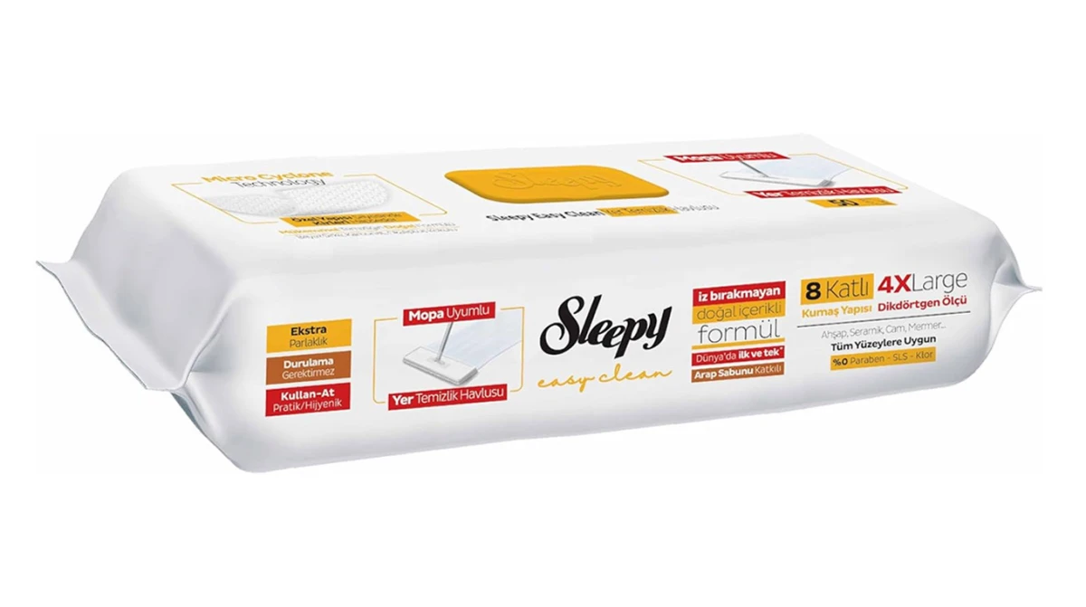 SLEEPY  Bodenreinigungstücher Easy Clean 4XL 50 Tücher